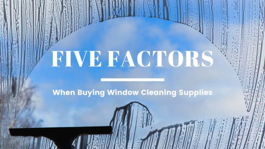 Buying Window Cleaning Supplies