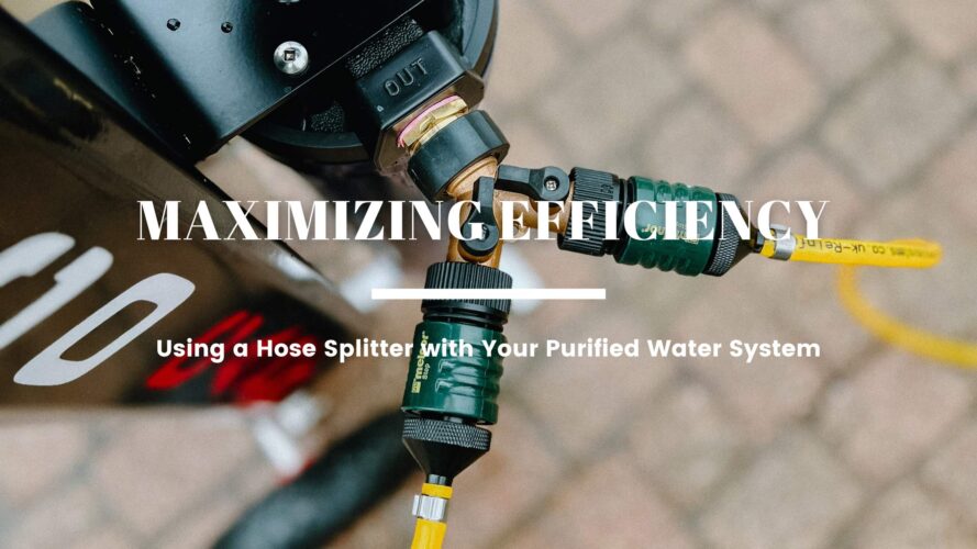Maximizing Efficiency in Window Cleaning: Using a Hose Splitter with Your Purified Water System 
