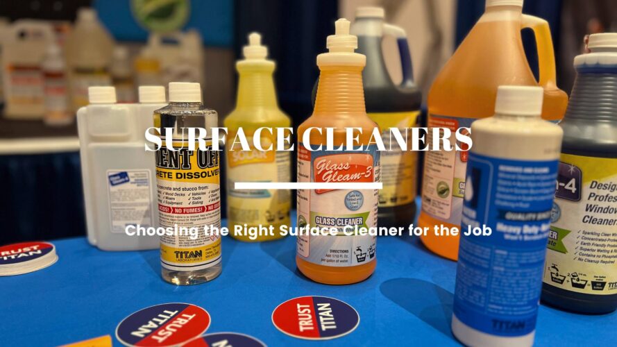 Surface Cleaners: Choosing the Right Surface Cleaner for the Job 